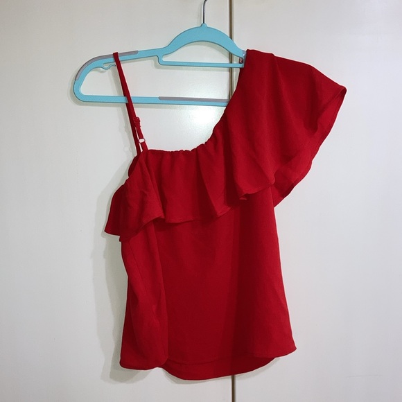 Lily White size small red blouse - Picture 2 of 5